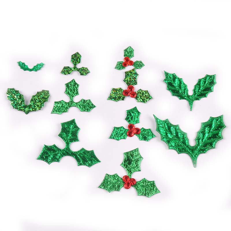 Art Craft New Year - 100 Uds 25-60mm árbol de Navidad