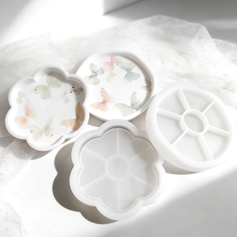 Art Craft Flower Making - Molde Redondo de Silicona para Flores,