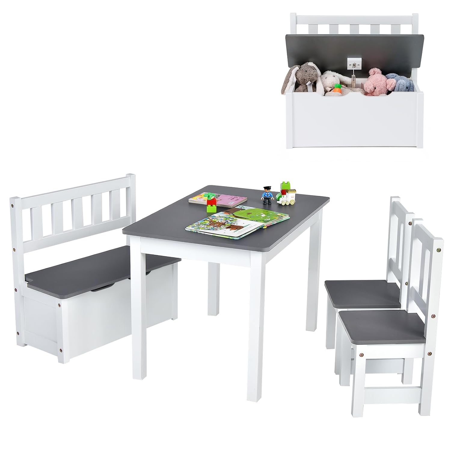 Art Craft Toddler - Juego de Mesa y Sillas de