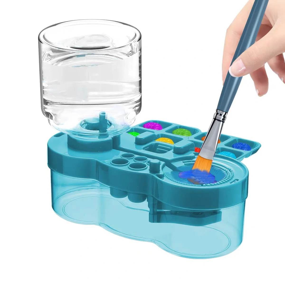 Watercolor Brush Pen - Lavador de Pinceles con Botón de