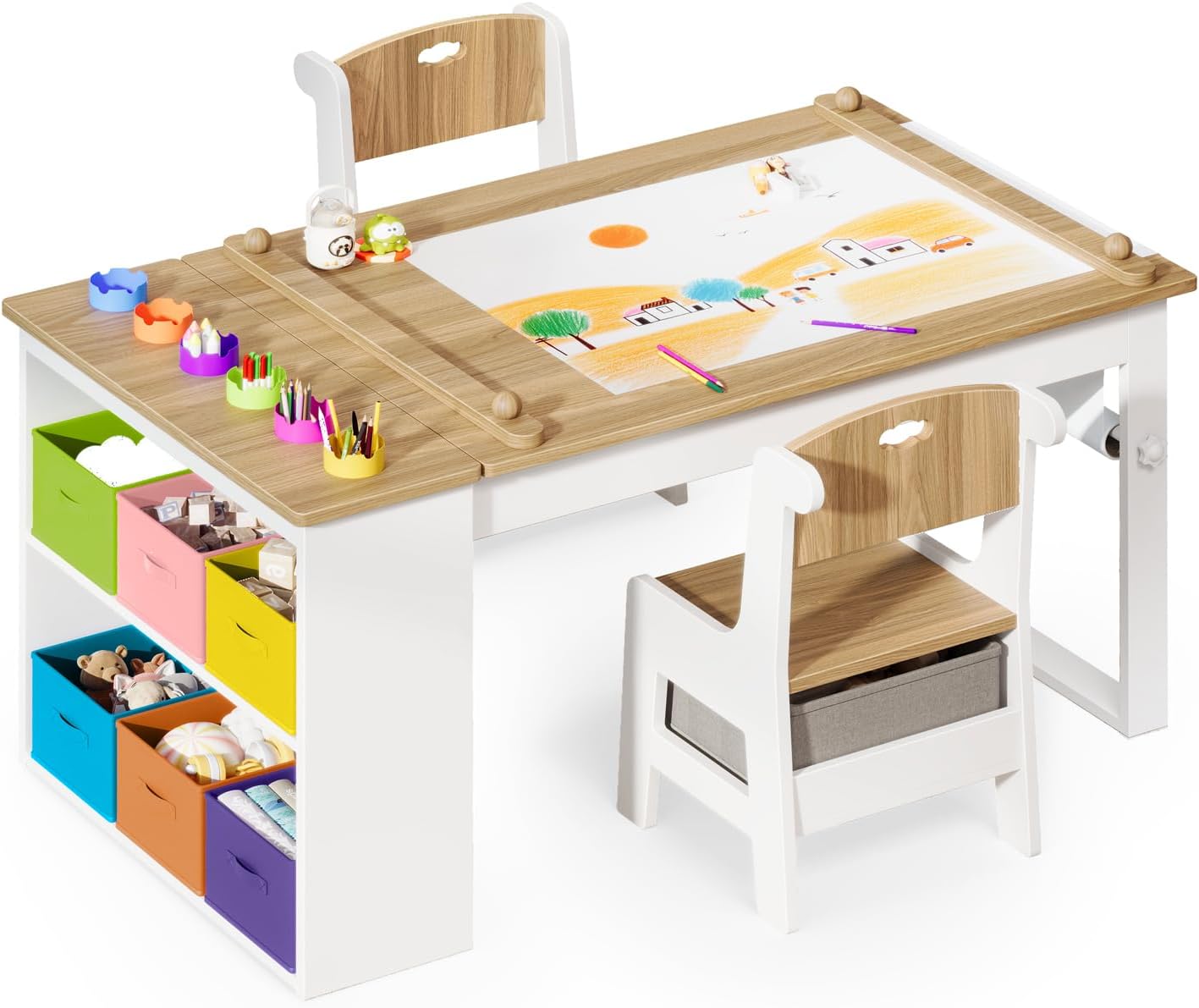 Art Craft Toddler - Mesa y Sillas de Arte para