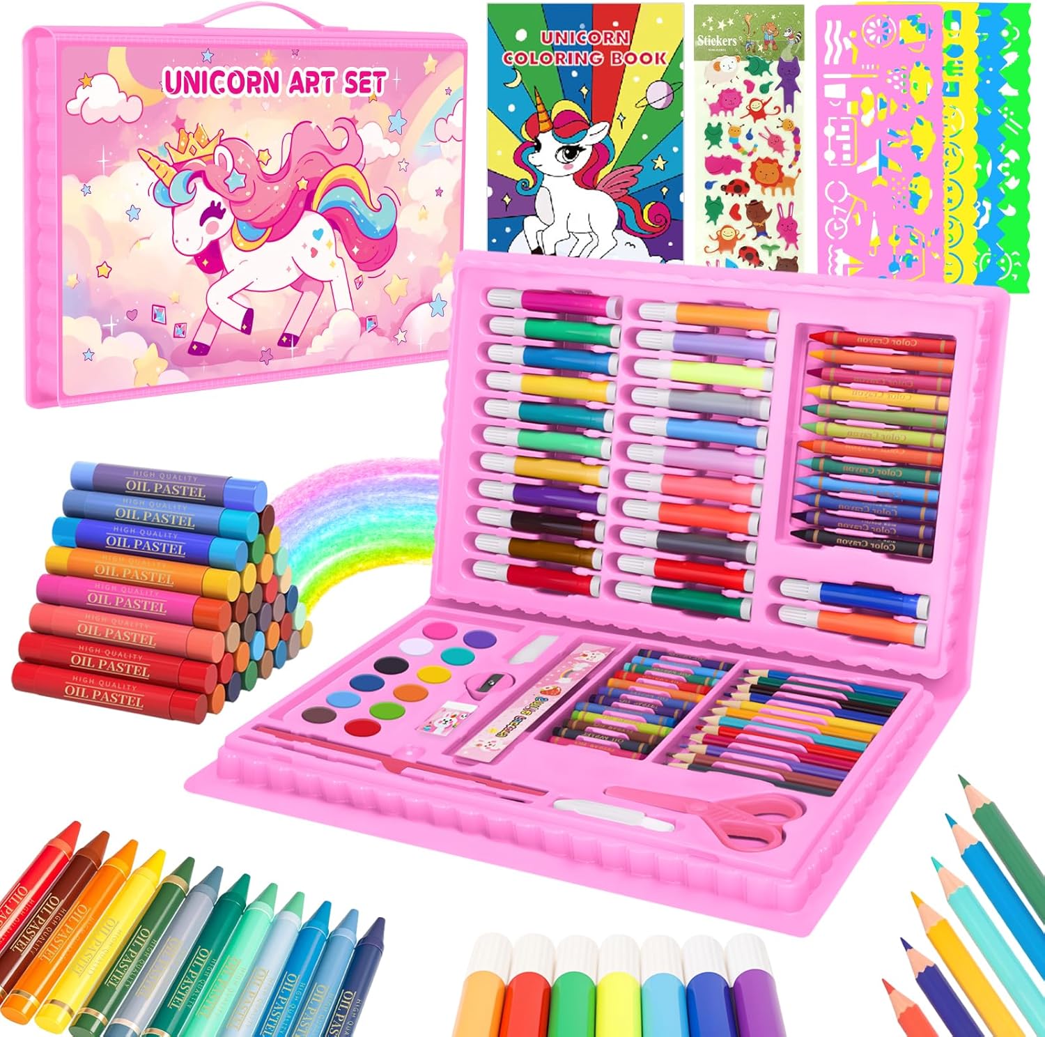 Watercolor Brush Pen - Juego de libros para colorear para