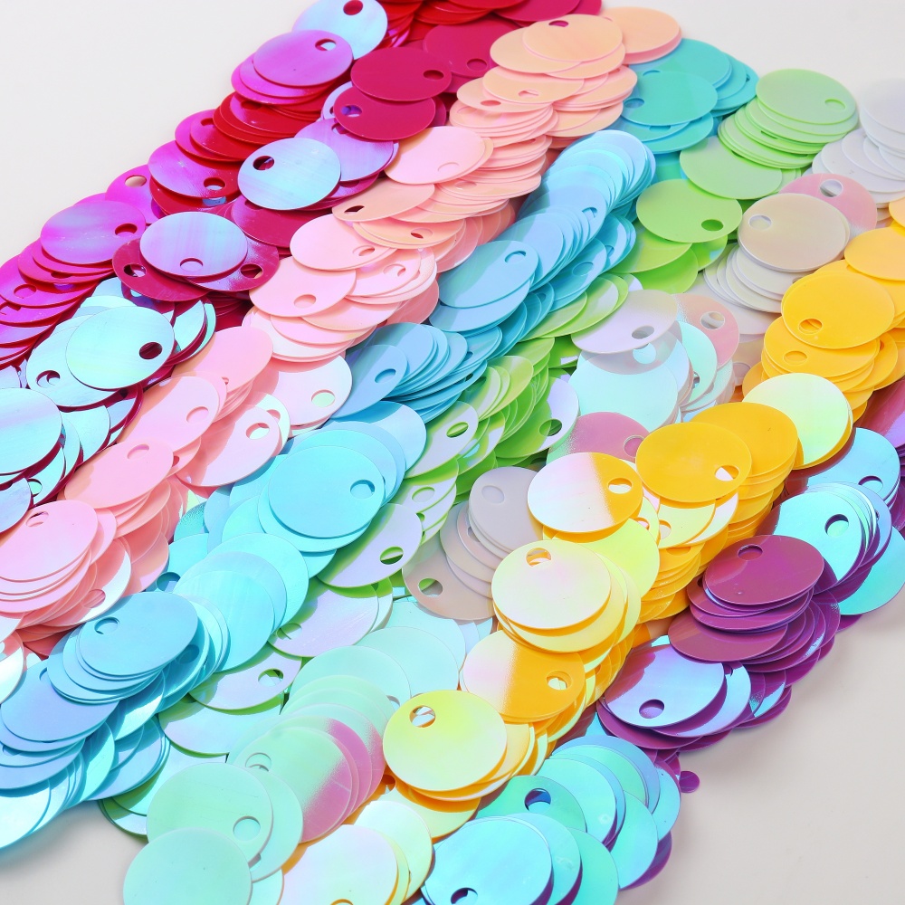 Art Craft Flower Making - Lentejuelas Redondas Holográficas Sueltas de 10/20/30mm