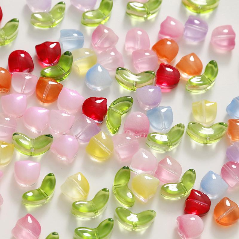 Art Craft Flower Making - Cuentas de Vidrio Multicolor para Manualidades,