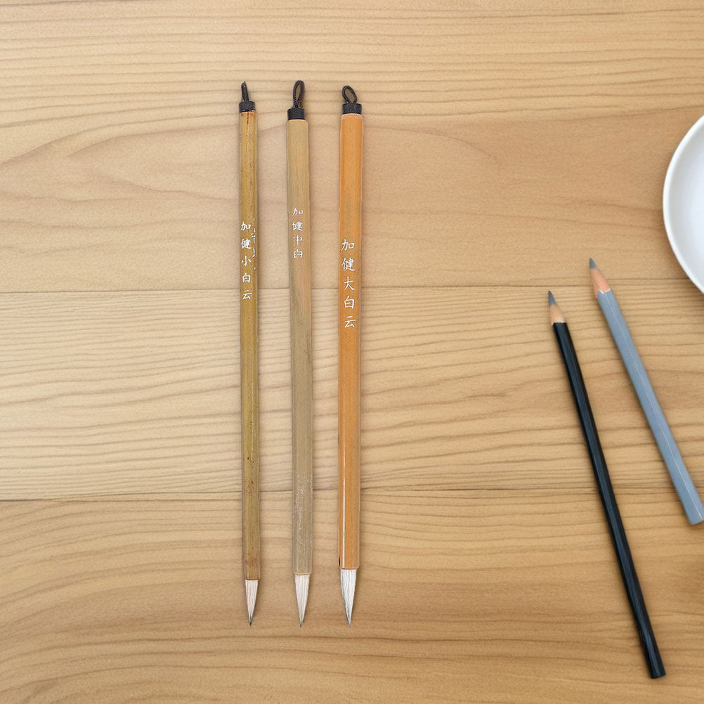 Watercolor Brush Pen - Juego de 9 pinceles de bambú