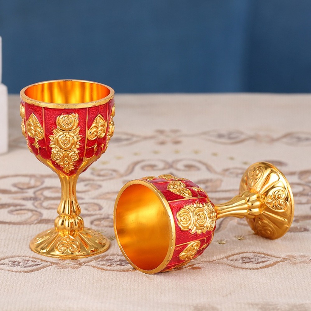 Art Craft Glasses - Copas de vino Retro creativas, vajilla