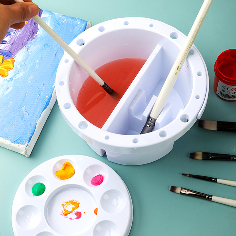 Watercolor Brush Pen - Cubo para lavadora de pinceles 3