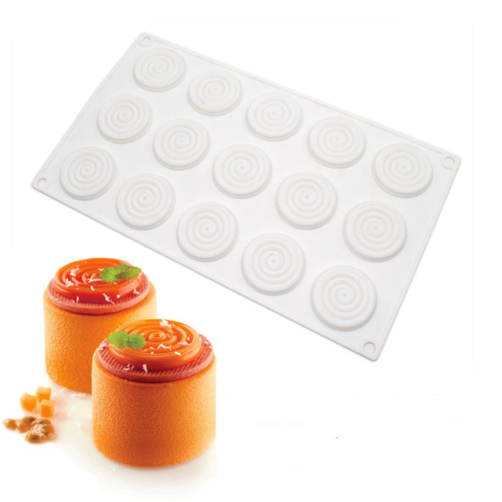 Art Craft Ice Cream - Moldes de Silicona en Espiral para