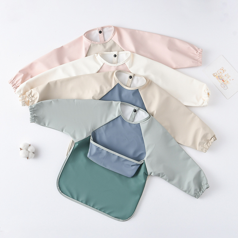 Baberos de PU de manga larga p - Art Craft Toddler reseña y precio