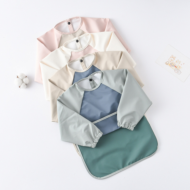 Baberos de PU de manga larga p - Art Craft Toddler reseña y precio