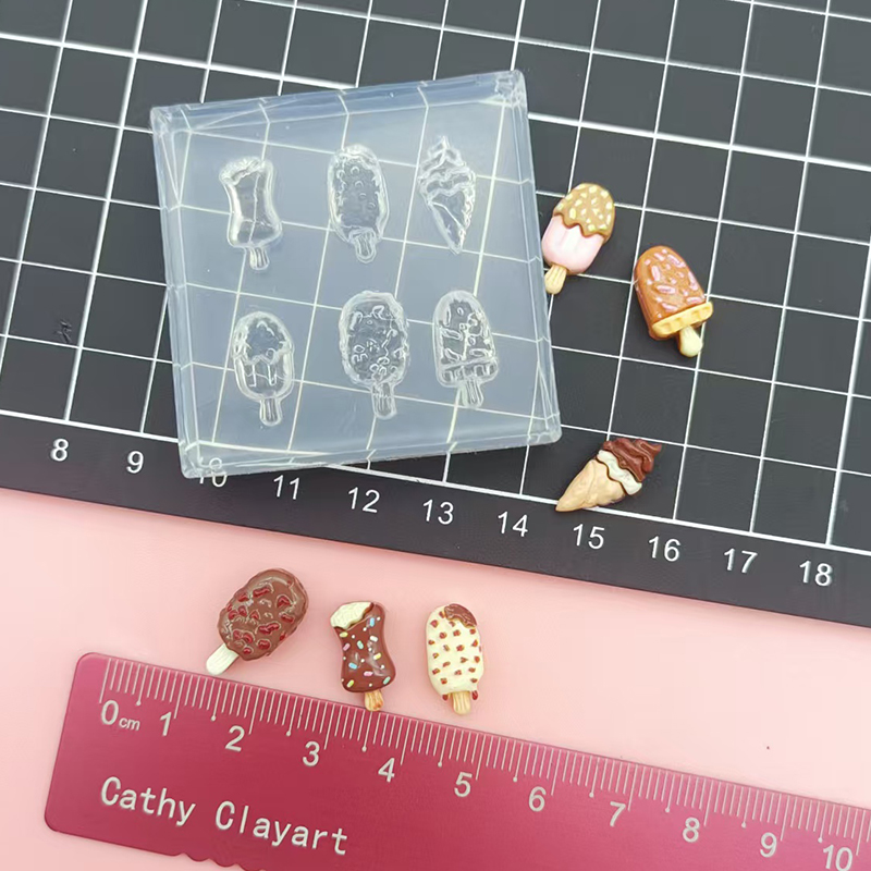 Mini molde de silicona para he - Art Craft Ice Cream reseña y precio