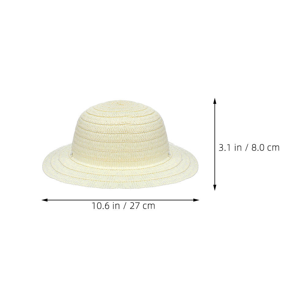 8 sombreros de paja blancos pa - Art Craft Party reseña y precio