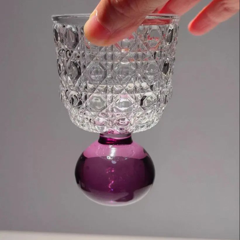 Copa de Vidrio con Diseño de G - Art Craft Glasses reseña y precio