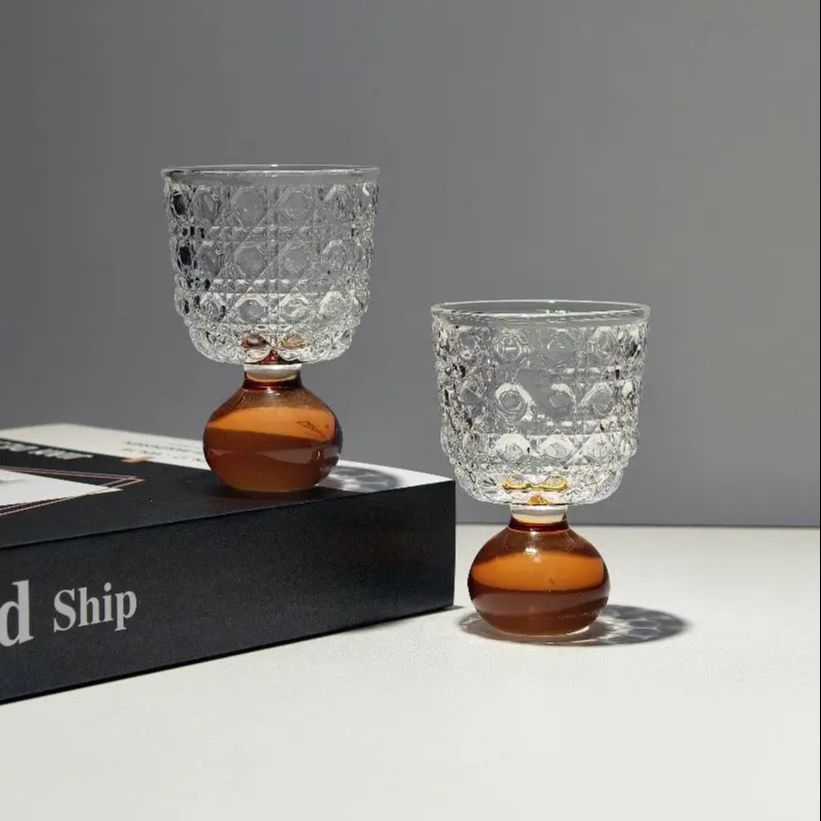 Copa de Vidrio con Diseño de G - Art Craft Glasses reseña y precio