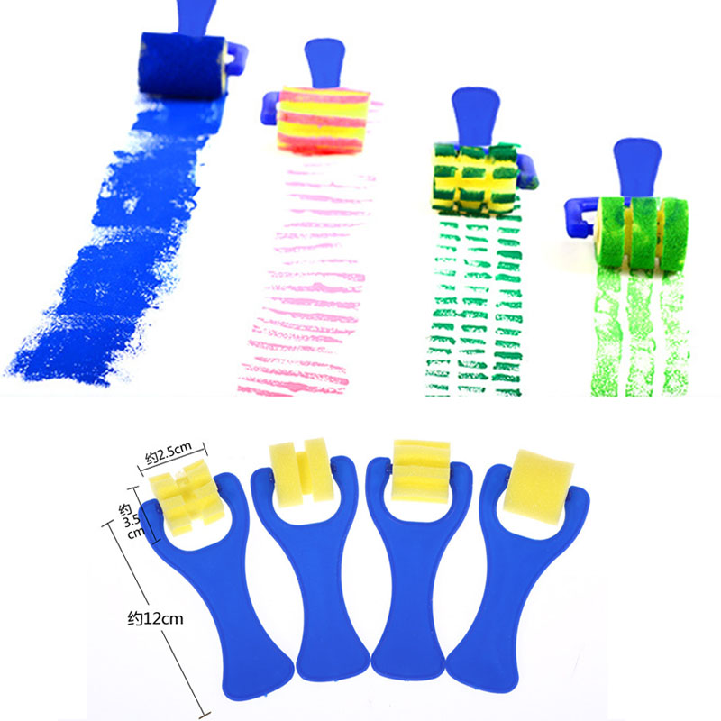 Kits de pinceles de esponja pa - Art Craft Toddler reseña y precio