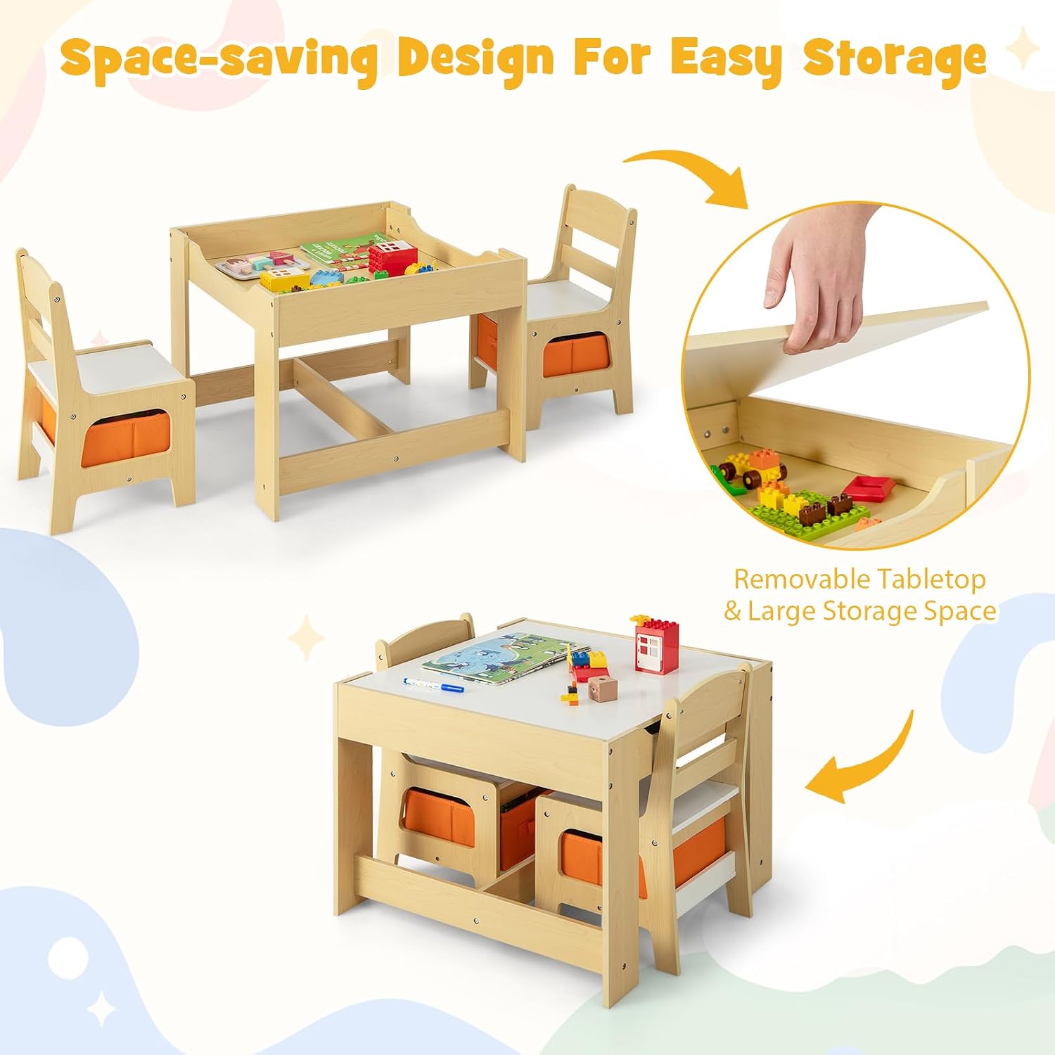Juego de Mesa y Sillas para Ni - Art Craft Toddler reseña y precio