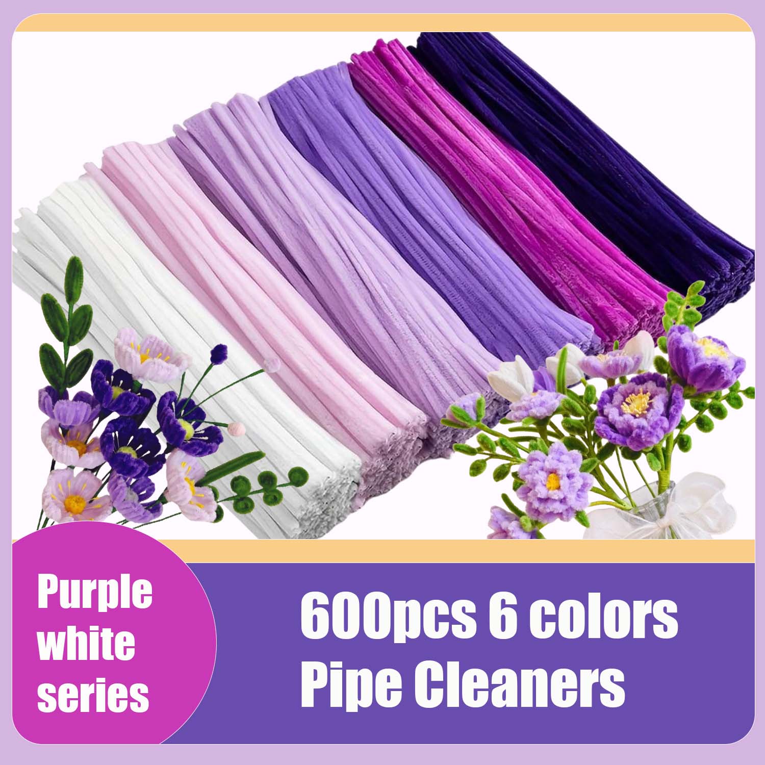 Kit de 600 Piezas Multicolores - Art Craft Flower Making reseña y precio