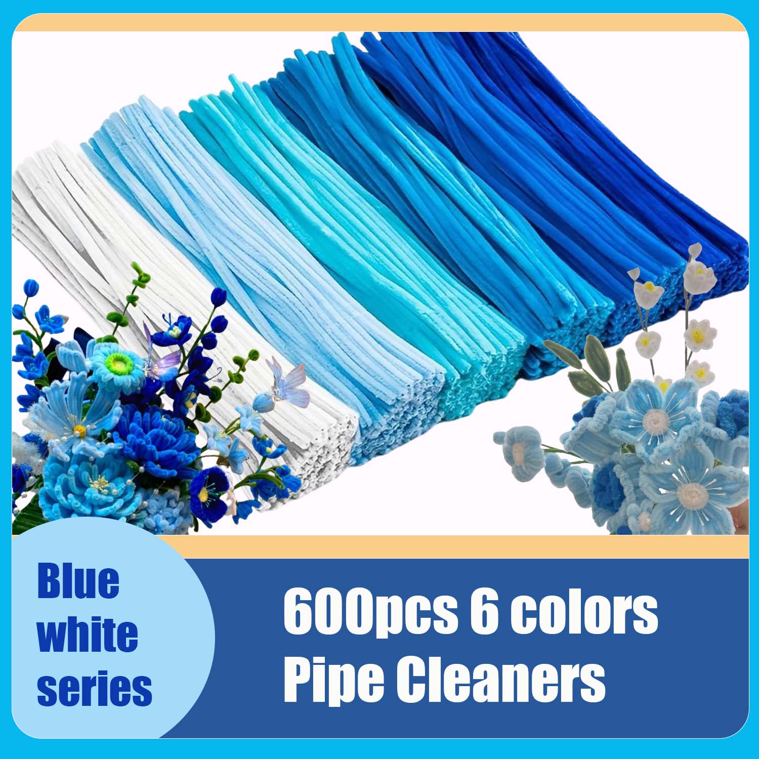 Kit de 600 Piezas Multicolores - Art Craft Flower Making reseña y precio