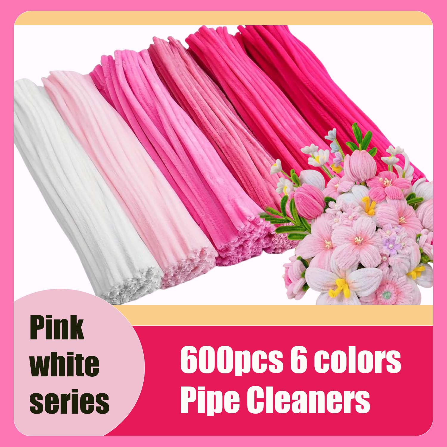 Kit de 600 Piezas Multicolores - Art Craft Flower Making reseña y precio