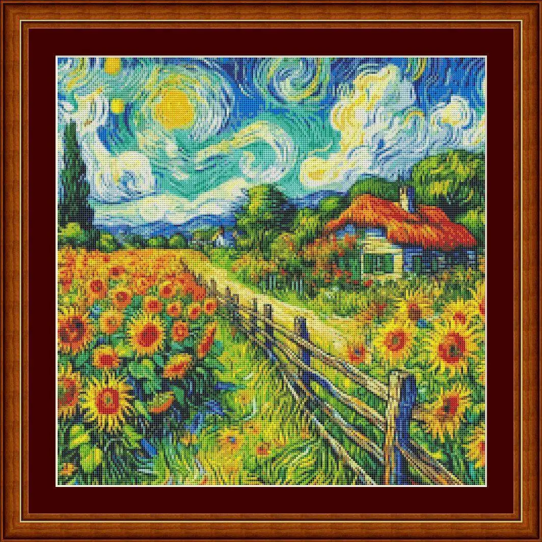 [CC4656-Serie Van Gogh Granja  - Art Portfolio Bag reseña y precio