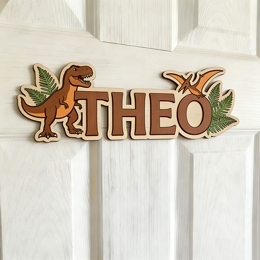 Letrero con nombre de dinosaur - Art Craft Party reseña y precio