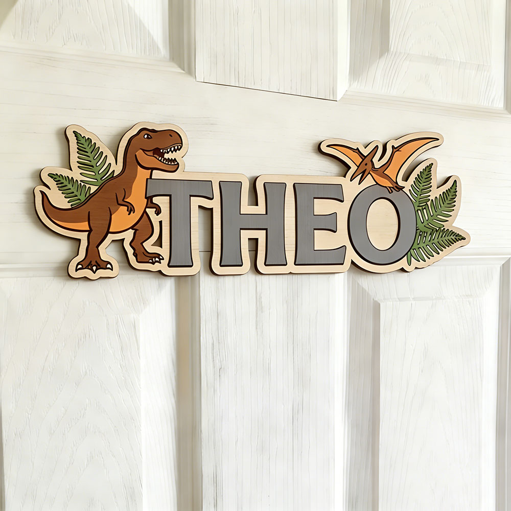 Letrero con nombre de dinosaur - Art Craft Party reseña y precio