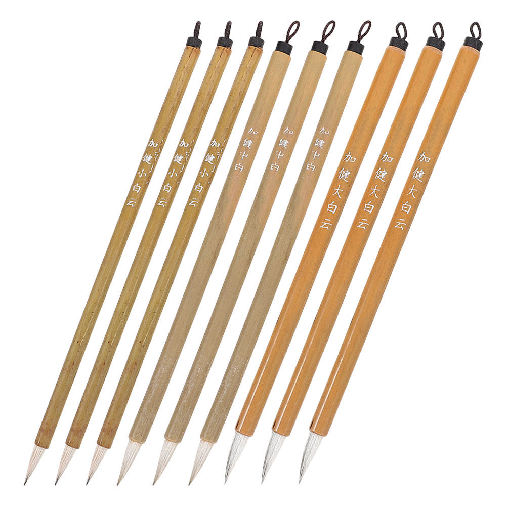 Juego de 9 pinceles de bambú p - Watercolor Brush Pen reseña y precio