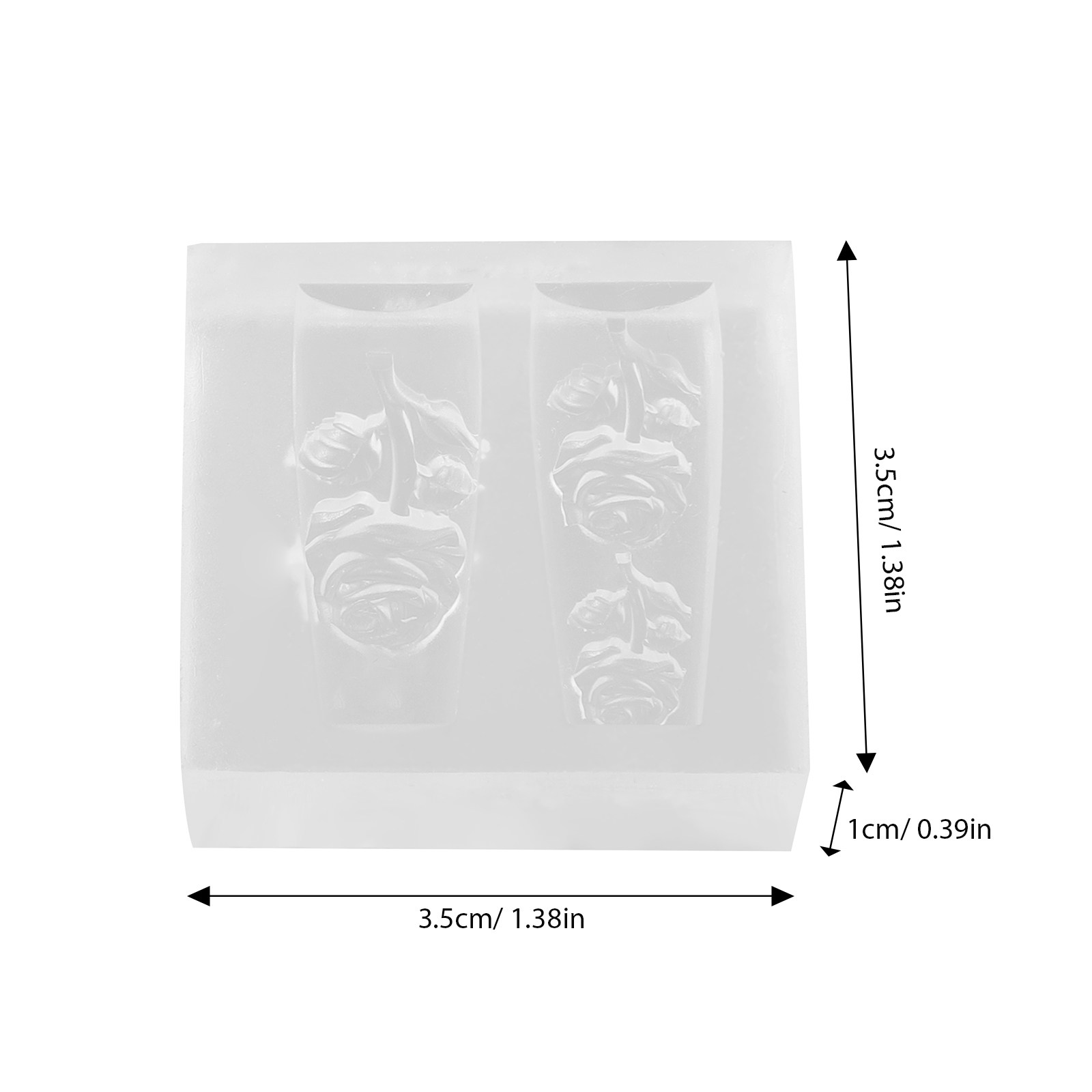 2 piezas de molde de silicona  - Art Craft Flower Making reseña y precio