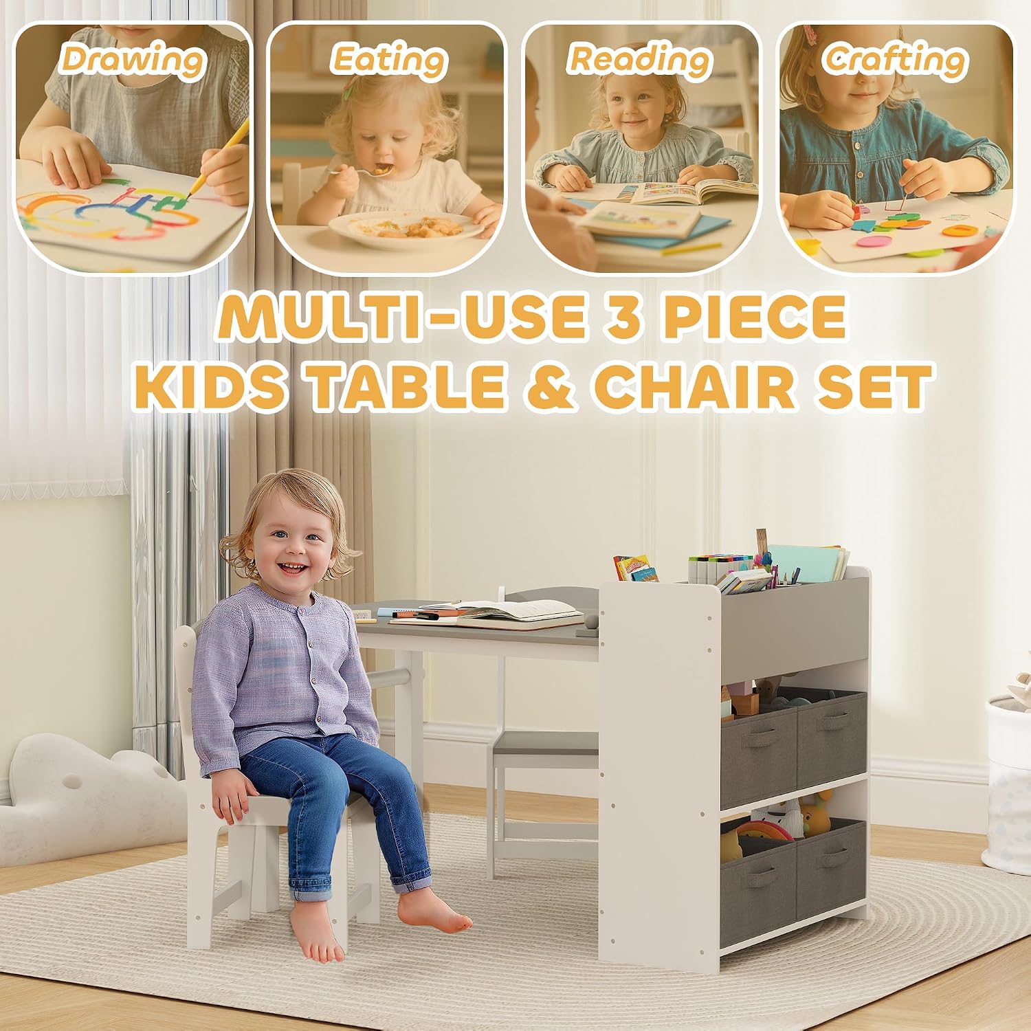 Mesa de Arte y Silla con Cabal - Art Craft Toddler reseña y precio