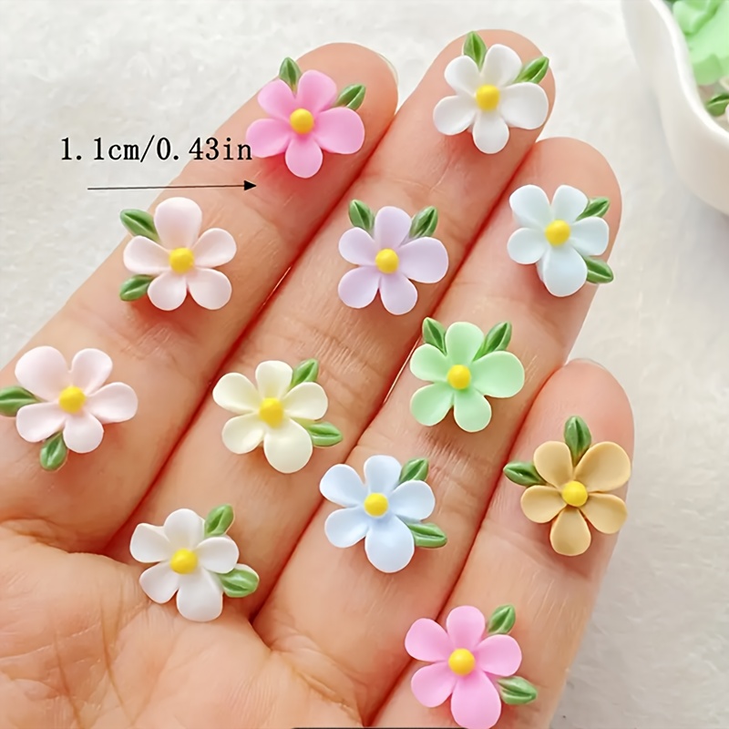 20 piezas de dijes de resina c - Art Craft Flower Making reseña y precio