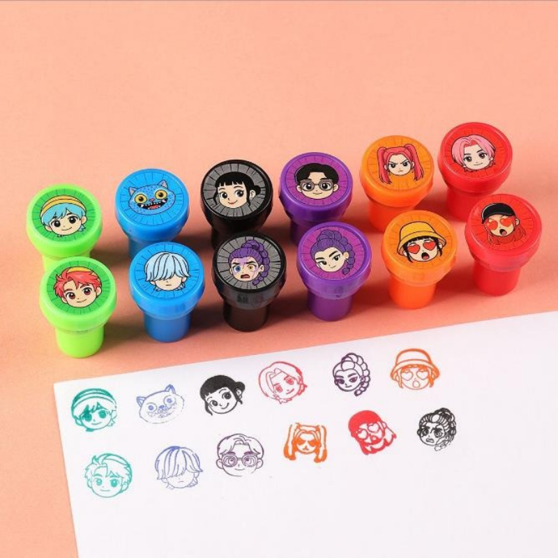 Set de 12 Sellos de Anime del  - Art Craft Party reseña y precio